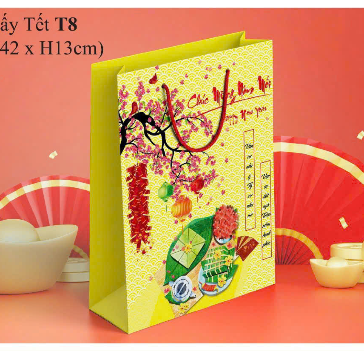TÚI GIẤY TẾT T8 (N32XC42XH13CM)