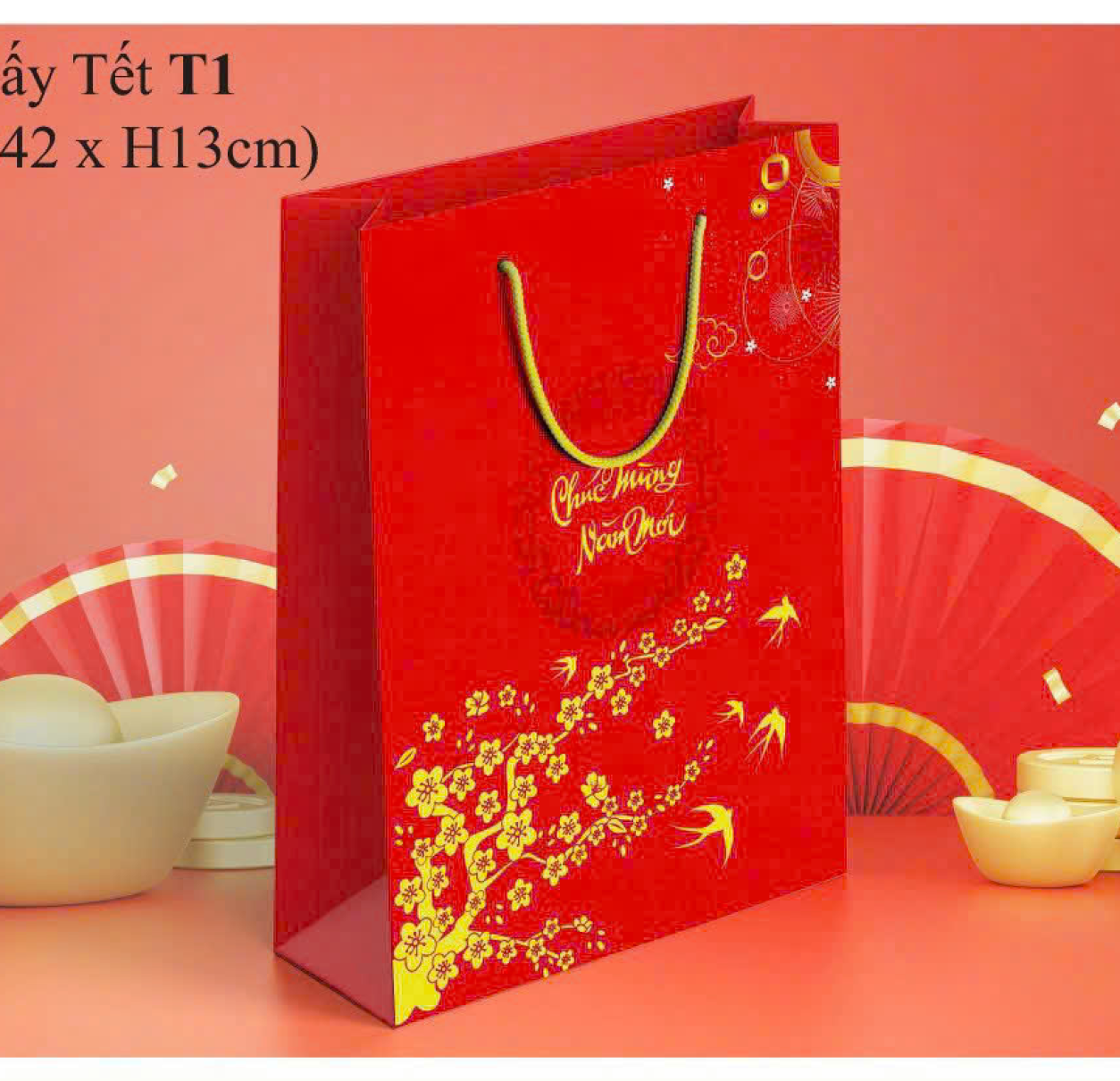TÚI GIẤY TẾT T1 (N32XC42XH13CM)